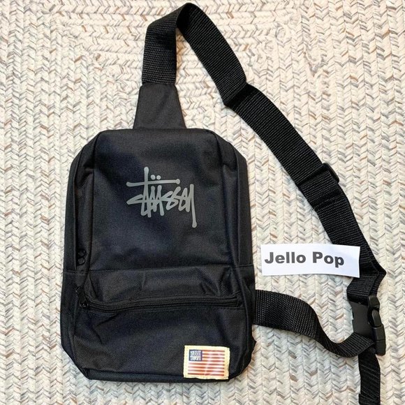 Stussy Handbags - ⭐️ Stussy black crossbody shoulder handbag bag